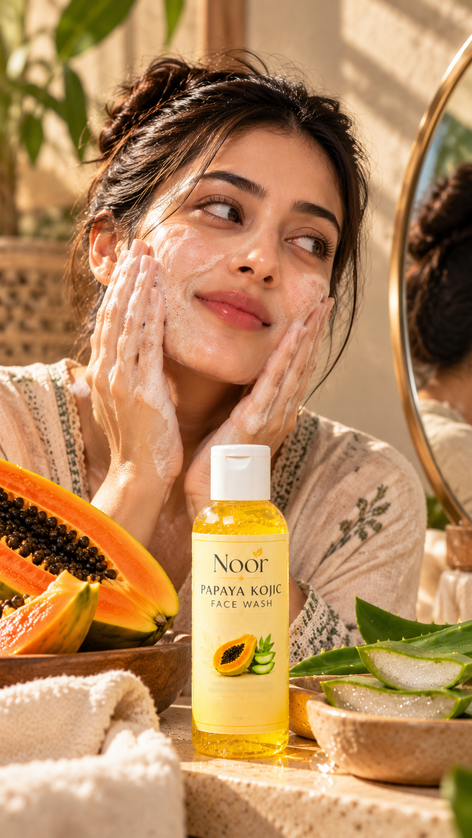 Noor Papaya Kojic Face Wash